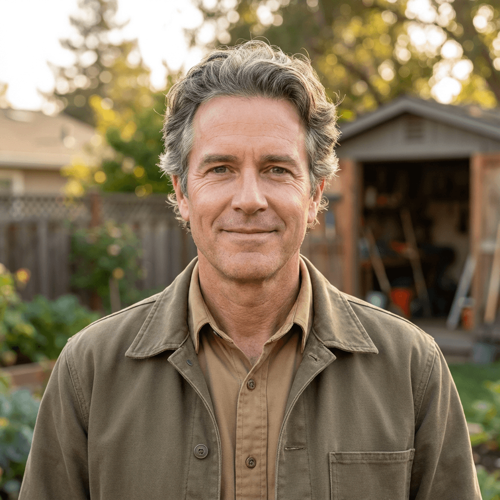 Greg Holloway, a man in his mid 40s