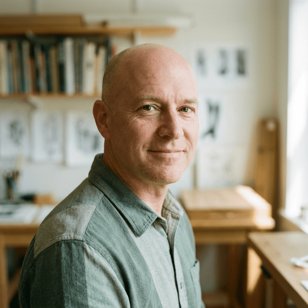 Ray Jenkins, a man in his mid 50s